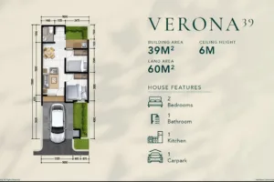 Rumah Tipe Verona 39 - Grand Duta City Parung Parung Bogor - Foto 6