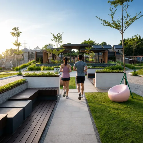 Jogging Track Grand Duta City South of Jakarta